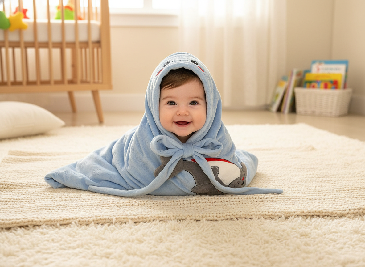 Soft Baby Wrap - Ultra Breathable Cotton Swaddle Blanket - Newborn Essentials