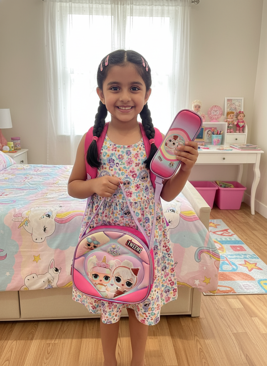 Teens School Adventure Set Durable Water-Resistant 3-in-1 Combo