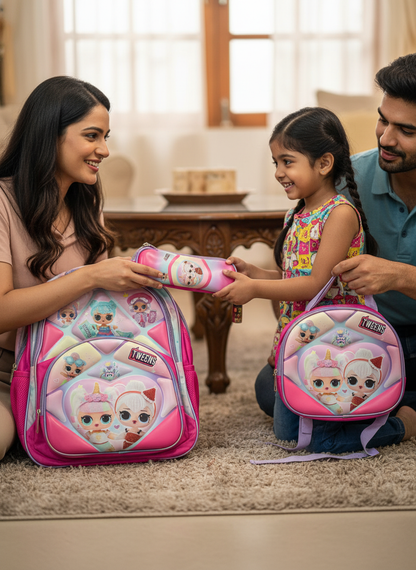 Teens School Adventure Set Durable Water-Resistant 3-in-1 Combo