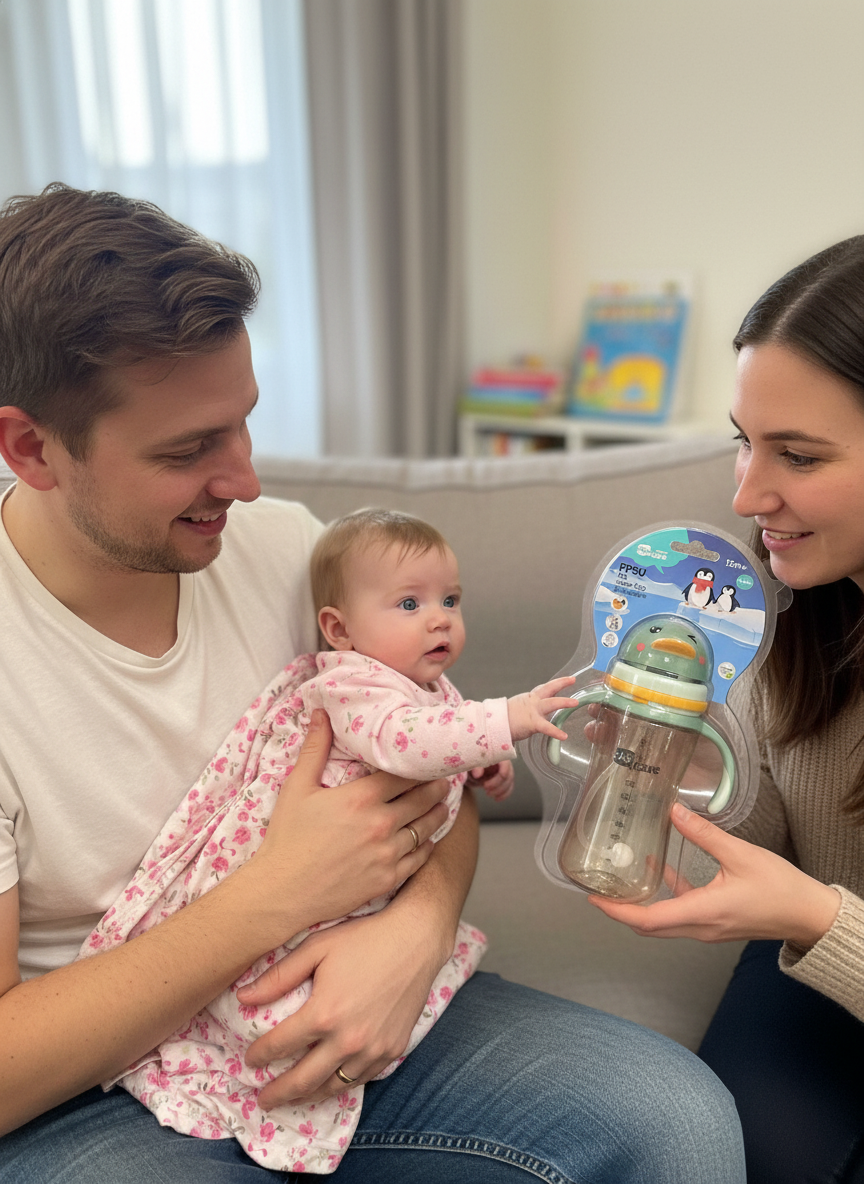 Premium Baby Sipper - Anti-Spill Smart Design for Baby