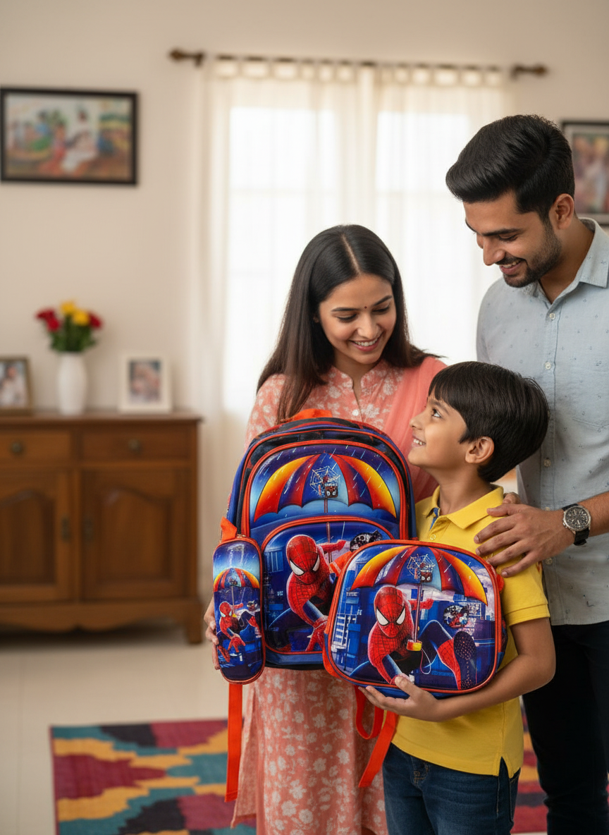 Complete Spider-Man School Adventure Set (3-in-1 Combo)