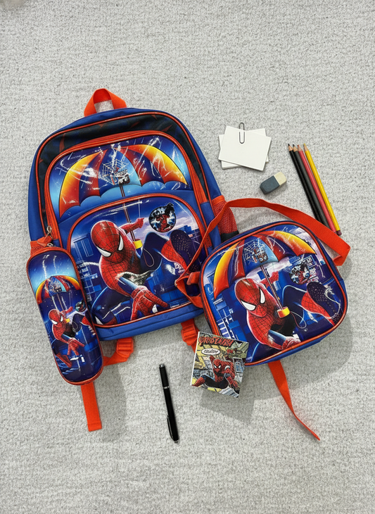 Complete Spider-Man School Adventure Set (3-in-1 Combo)