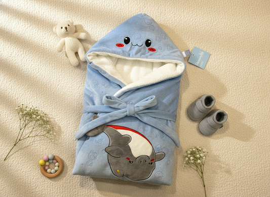 Soft Baby Wrap - Ultra Breathable Cotton Swaddle Blanket - Newborn Essentials