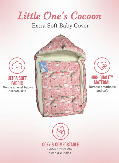 Ultra-Soft Baby Wrapper Blanket - Premium Fleece Material - 0-12 Months