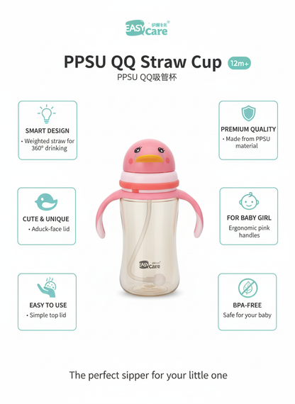 Premium Baby Sipper - Anti-Spill Design for Baby Girls