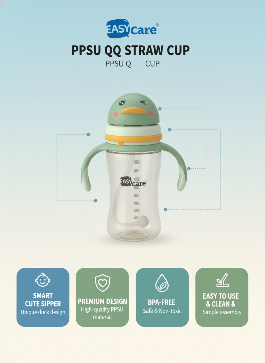 Premium Baby Sipper - Anti-Spill Smart Design for Baby