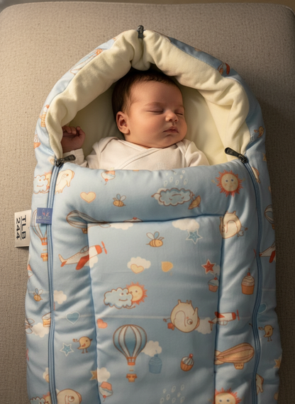 Ultra-Soft Baby Wrapper Blanket - Premium Fleece Material - 0-12 Months
