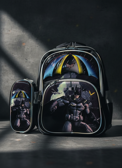 Batman School Adventure Set - 3-in-1 Backpack, Lunch & Pencil Case Combo
